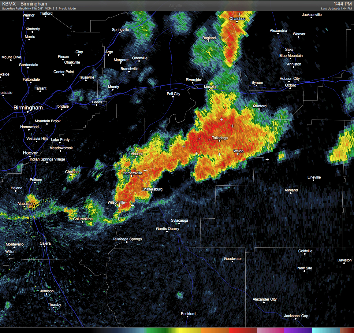Heads Up Shelby and Talladega Counties for Strong Storms The Alabama Weather Blog