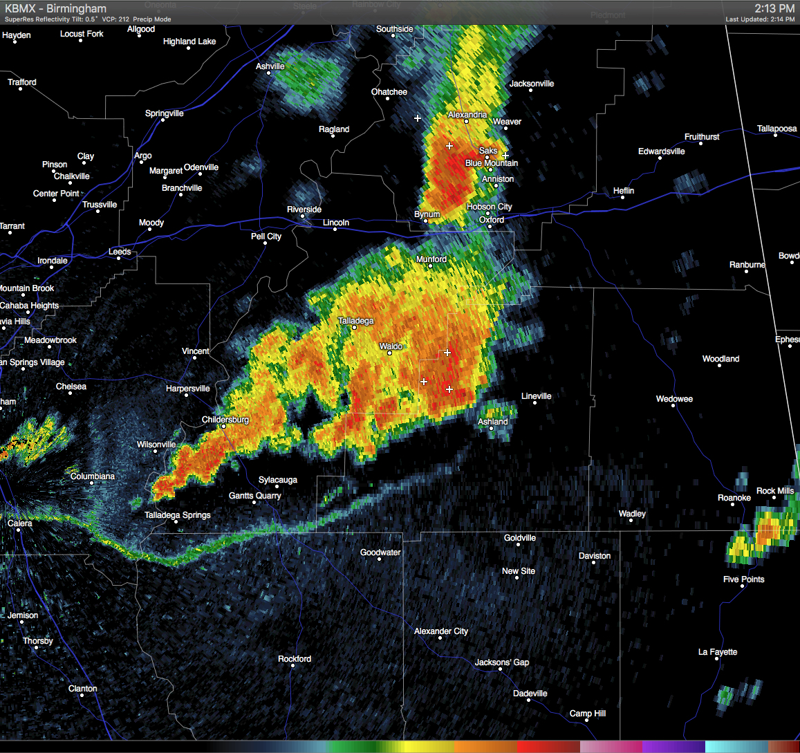 Heads Up Clay County for Strong Thunderstorms The Alabama Weather Blog