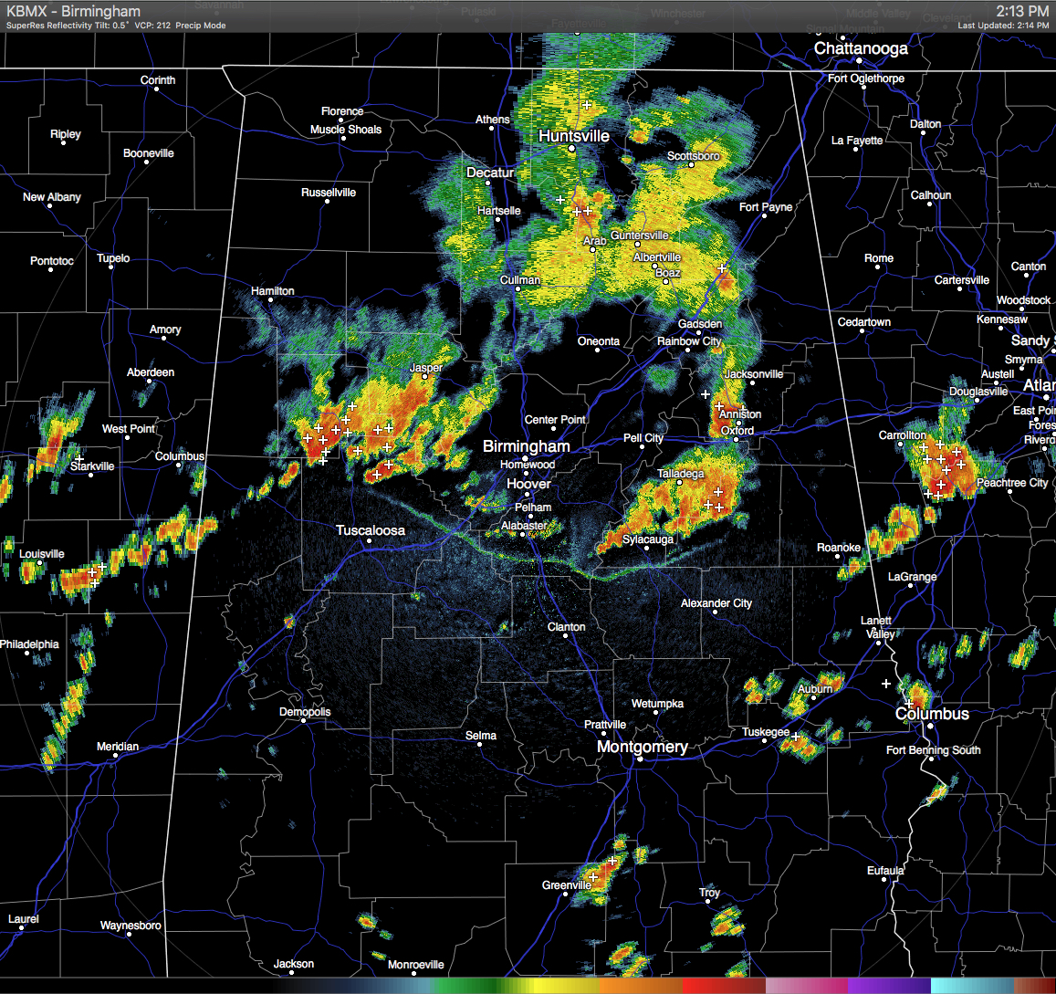 Heads Up Clay County for Strong Thunderstorms The Alabama Weather Blog