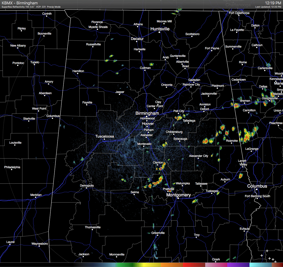 Storms Pushing Into North Alabama The Alabama Weather Blog