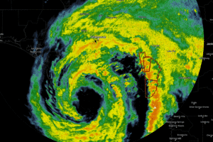 Hermine Nearing The Coast