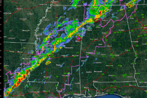 Jefferson, Bibb and Blount Added to Tornado Watch