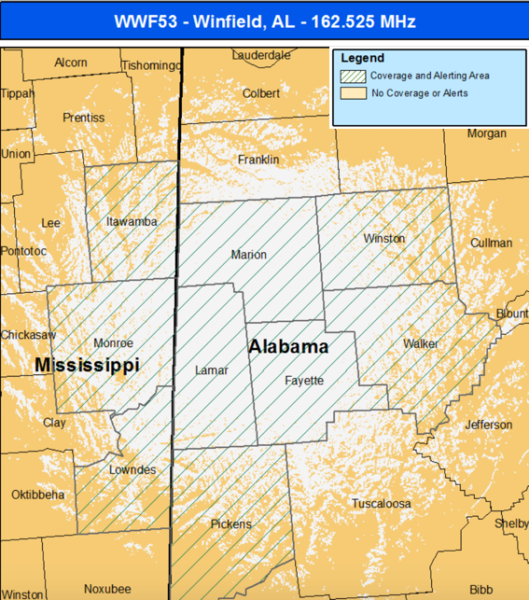 Winfield NOAA Weatheradio Is Off the Air The Alabama Weather Blog