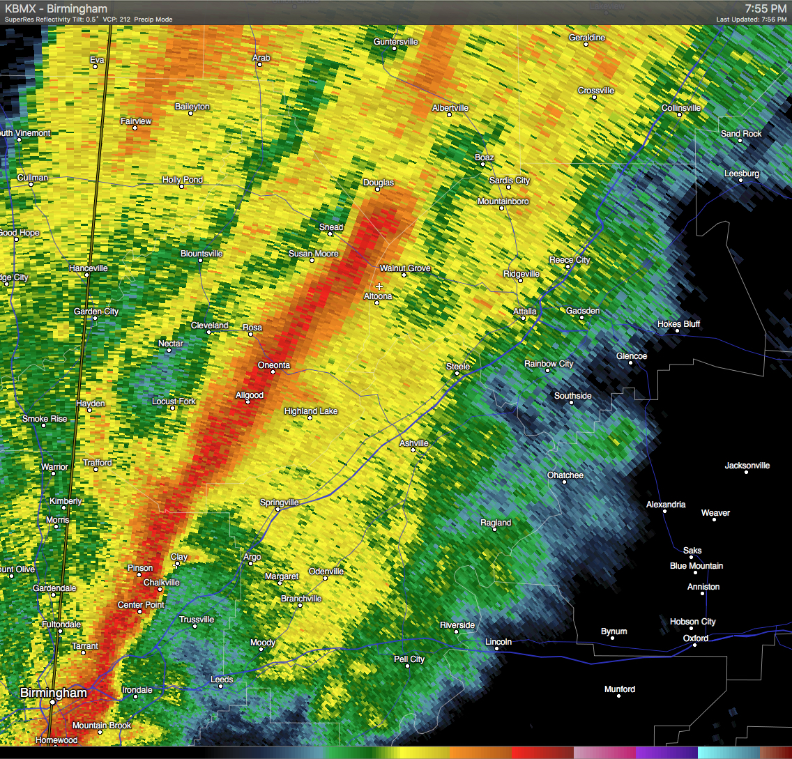 Significant Weather Advisory St. Clair & Etowah Counties Until 900 PM CST The Alabama