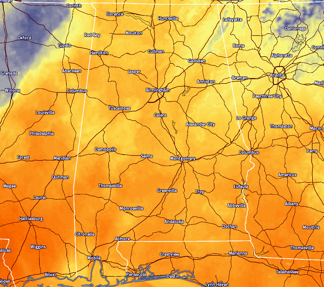 At Midday, Will The Rain Actually Make It To Central Alabama? The