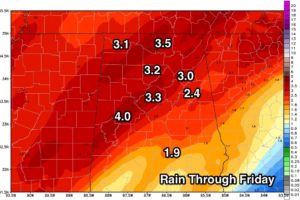 Two Rounds Of Storms Ahead For Alabama