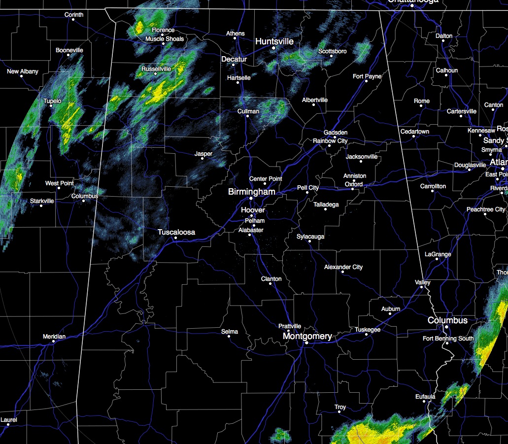 A Brief Update For Tonight’s Weather The Alabama Weather Blog