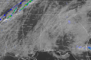 Cloudy And Unseasonably Warm At Midday Across Central Alabama
