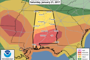 Significant Severe Weather Threat Possible for Portions of Alabama Tonight