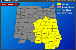 A Few Counties Dropped From Tornado Watch