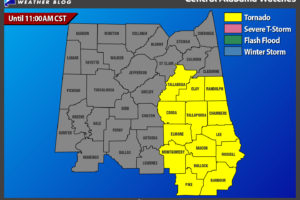 Even More Counties Dropped From Tornado Watch