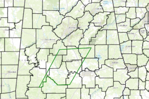 Flood Advisory Issued for Counties in South-Central & East-Central Alabama