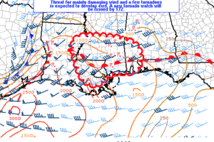 A Tornado Watch Coming Soon To Our South And Southwest