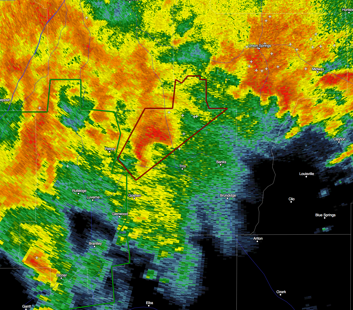 New Tornado Warning for Pike County Until 445 PM CST The Alabama Weather Blog