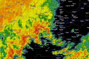 Strong Thunderstorms Moving Into Parts Of Tuscaloosa, Walker, & Jefferson Counties