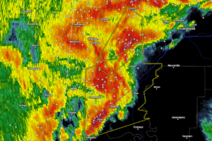 New Severe Thunderstorm Warning for Parts of Sumter & Greene Counties Until 12:00 AM