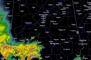 An Update To Central Alabama’s Weather Situation at 3:10 AM