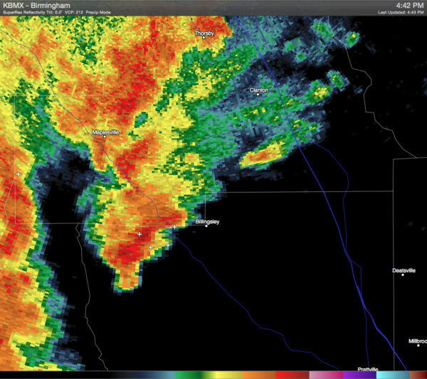 Another Storm Worth Watching In NW Autauga County The Alabama Weather Blog