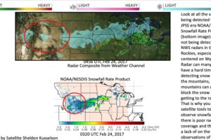 Satellite Sheldon Says He Can See Snow When Radar Can’t