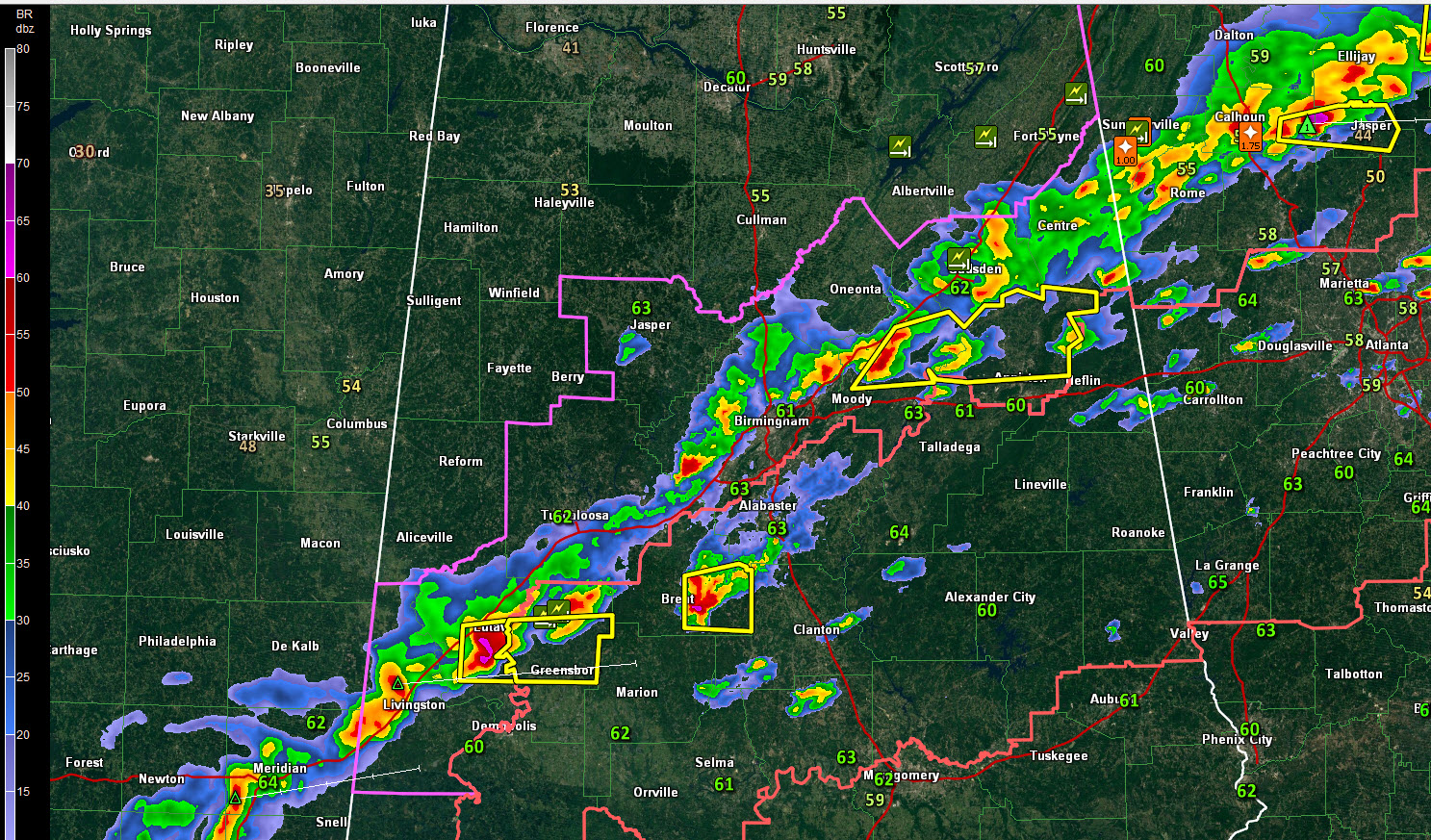 430 p.m. Update on the Central Alabama Weather Situation The Alabama