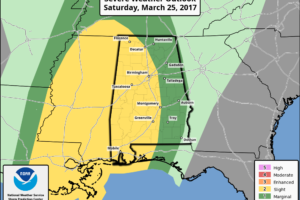 Dry Through Tomorrow; Stormy Saturday