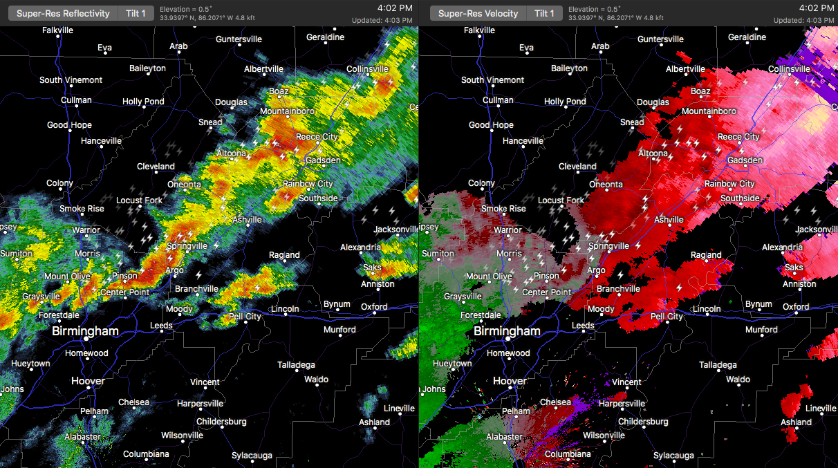 Strong Storms Are Approaching Parts of St. Clair County The Alabama