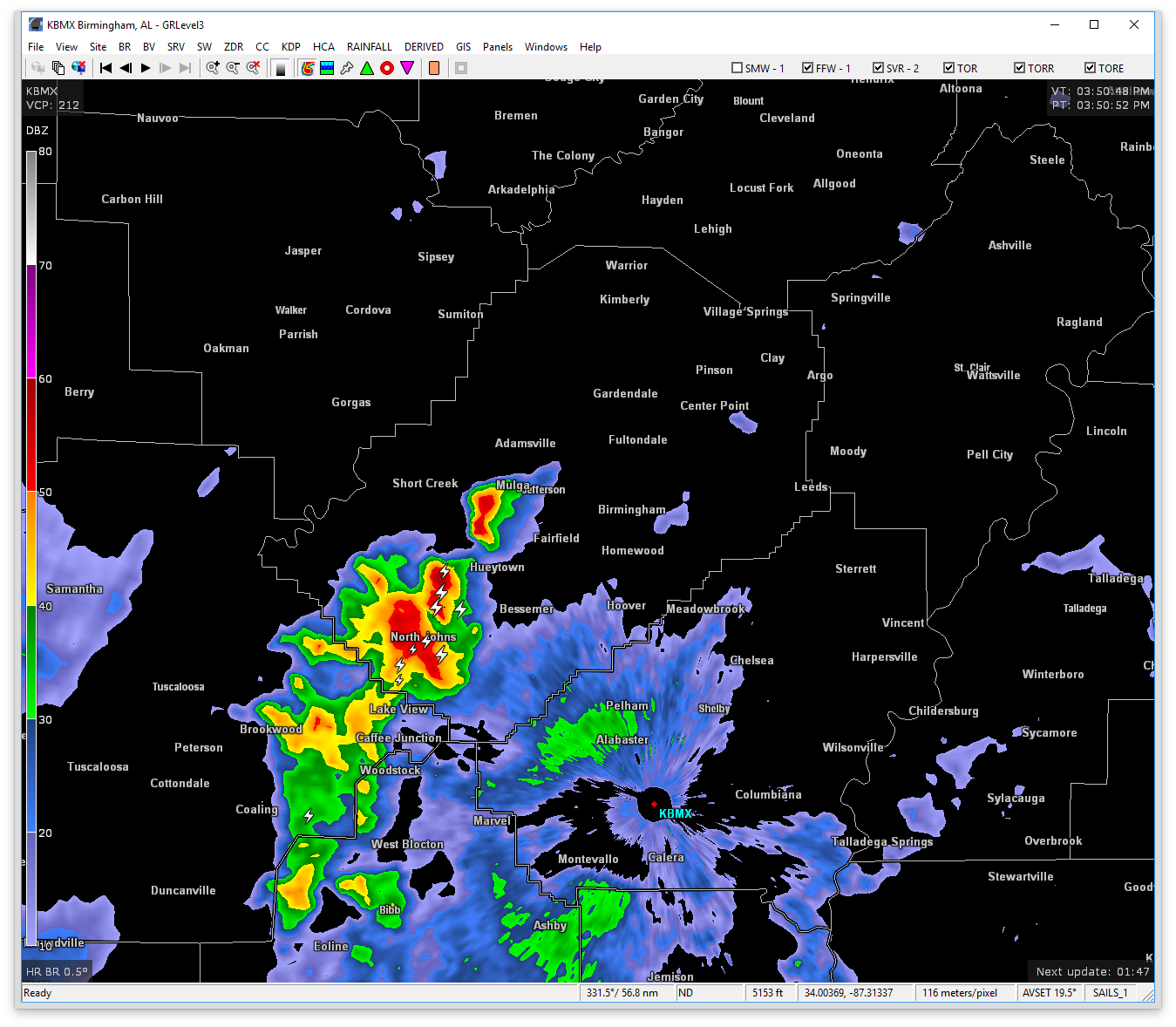 Strong Storm Now Affecting Parts Of Jefferson County The Alabama