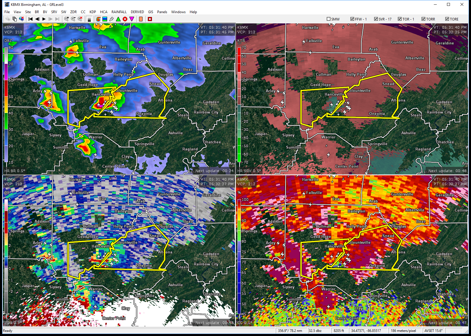 Severe Thunderstorm Warning Continues For Parts Of Blount County Until ...