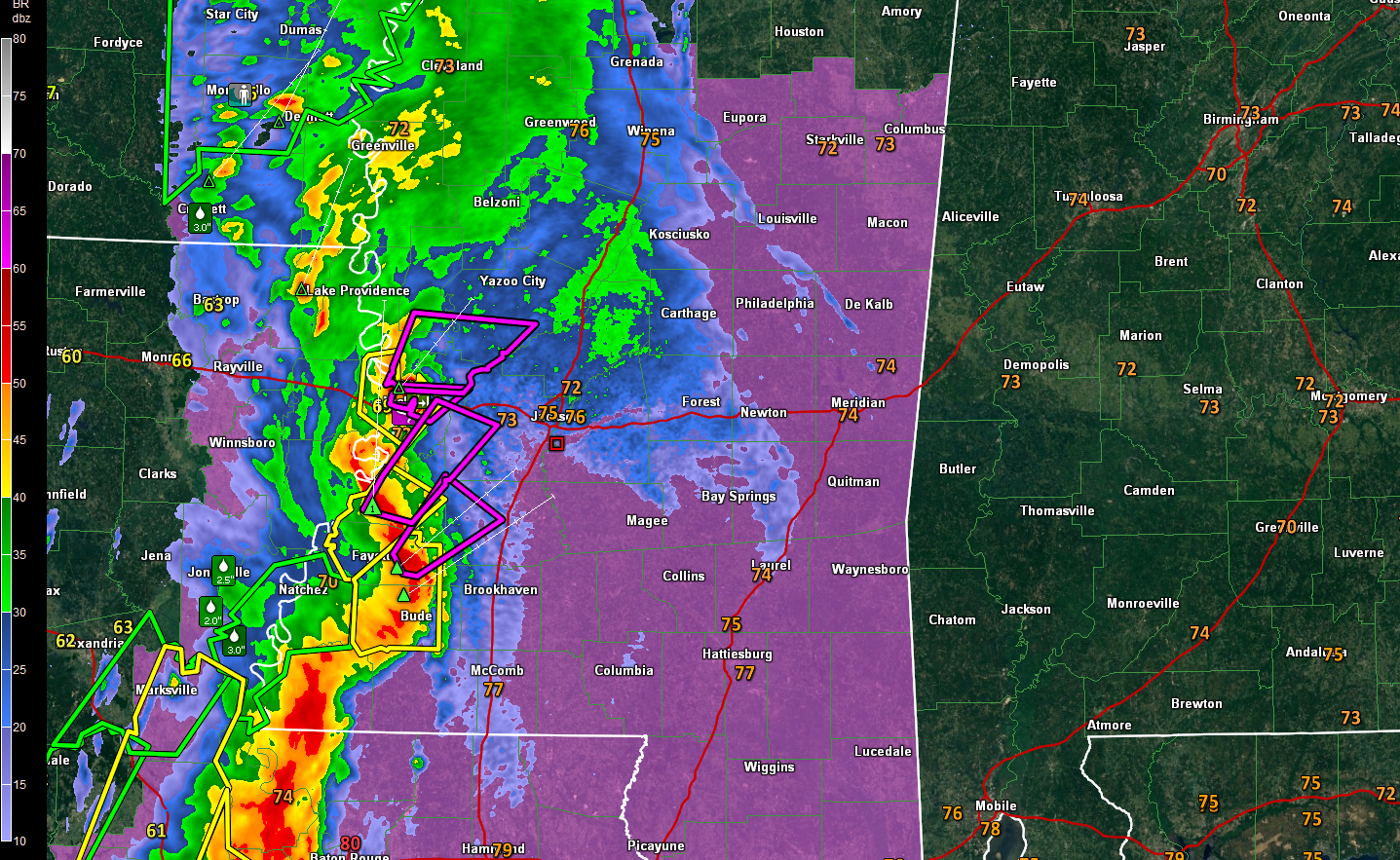 HEADS UP Tornadic Storms May Reach West Alabama By 1030 a.m. Be Ready