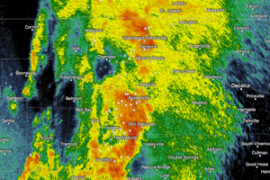 Strong Storm Affecting Franklin & Lawrence Counties