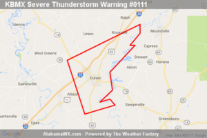 Severe Thunderstorm Warning Expired For Parts Of Greene County
