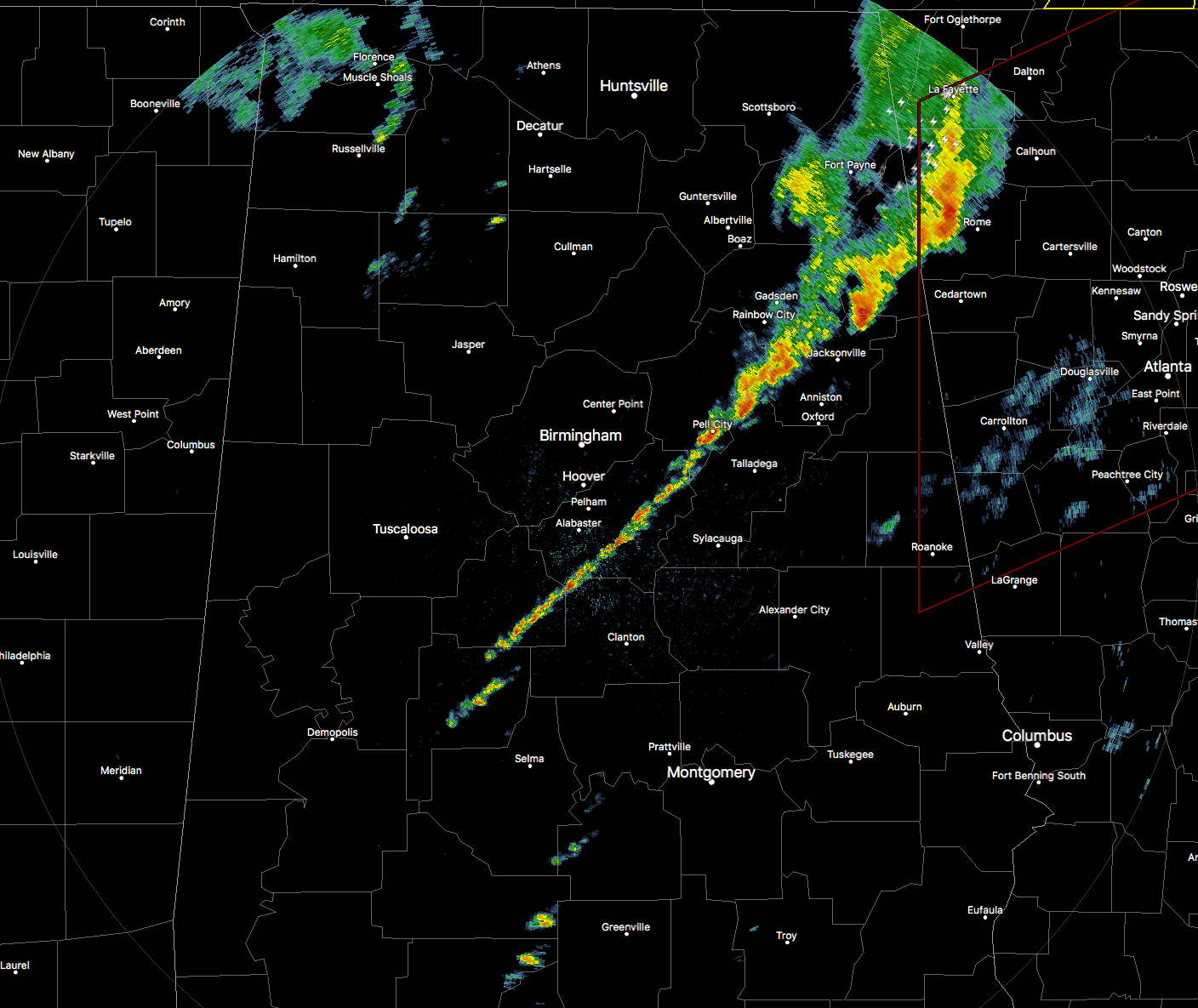 A Quick Update On Our Weather Situation At 915AM The Alabama Weather