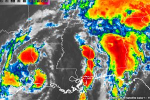 Cindy Expected To Weaken While Moving Farther Inland