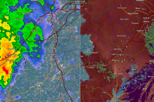 Watching Storms Southwest of Birmigham