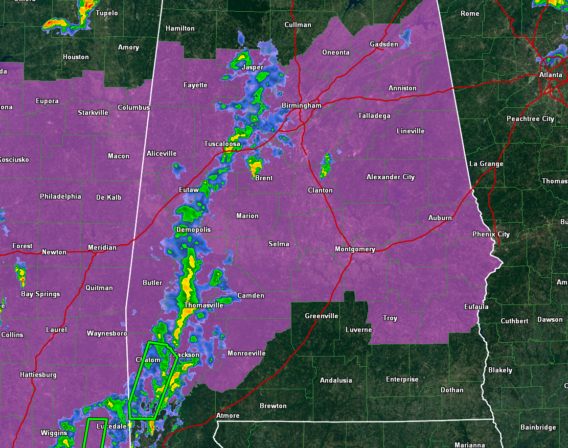 Tornado Threat Continues Overnight The Alabama Weather Blog