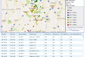 Impressive Rainfall Totals Within The Last 24 Hours From Around The State