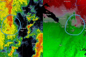 Small Circulation In Northeast Bibb Soon To Enter Western Shelby