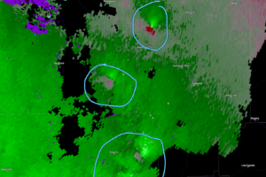 Multiple Rotations Over In Eastern Alabama