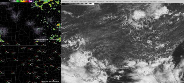 Radar, satellite and current weather conditions across Alabama and the Southeast.