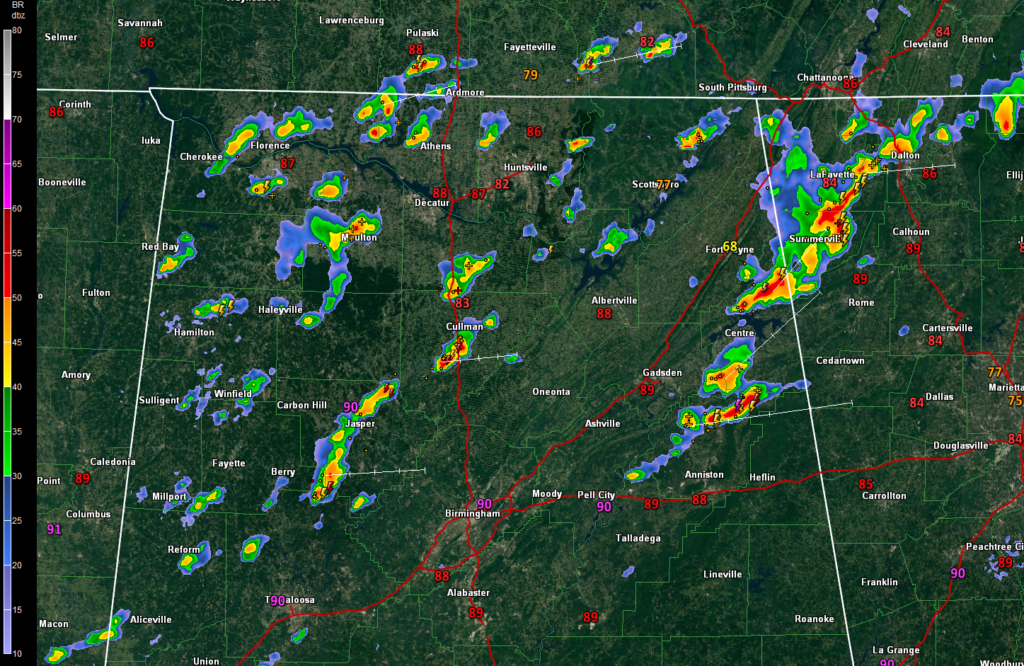 1 p.m. Radar Update The Alabama Weather Blog