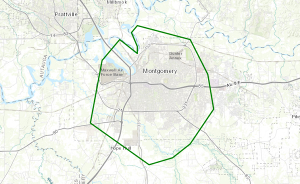 flood advisory polygon