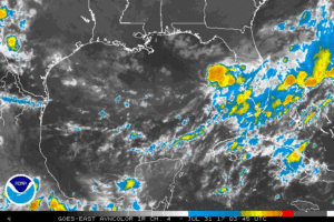 Depression Becomes A Tropical Storm West Of Tampa Bay