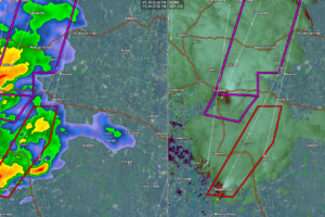 Two Dangerous Tornadic Storms in Northwest Alabama