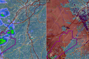 Heads Up Birmingham Metro:  Tornadic Storm in Bibb County Heading Your Way