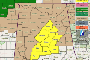 Tornado Watch Continues for Parts of Central Alabama Until 10:00 PM