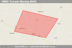Tornado Warning Continues For Parts Of Pickens County Until 4:00PM