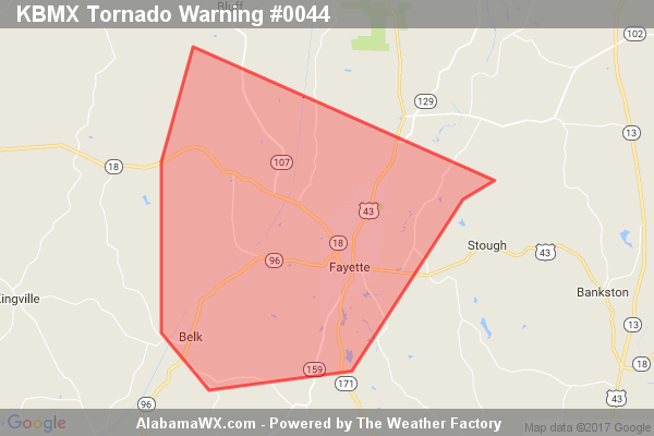 Tornado Warning Continues For Parts Of Fayette County Until 4:30PM