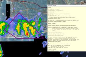 First Tornado Warning