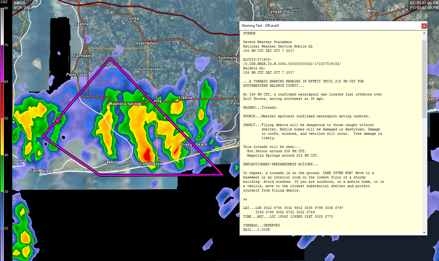 First Tornado Warning The Alabama Weather Blog