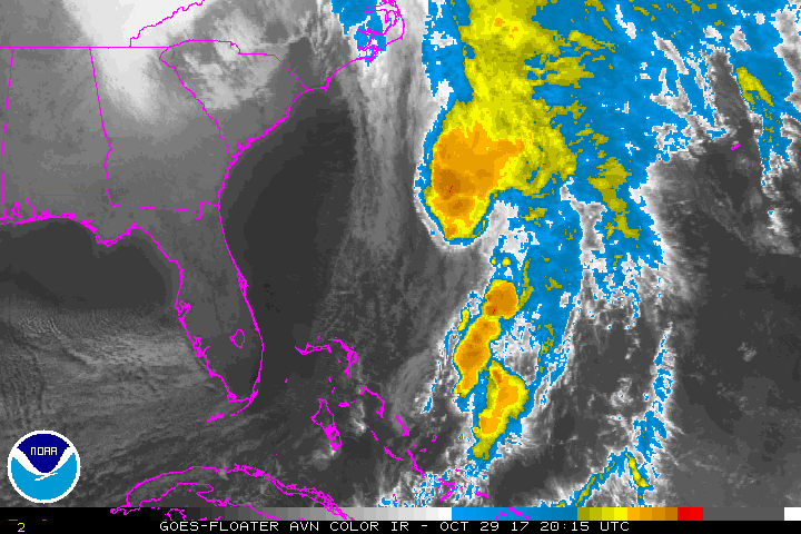 Philippe Dissipates Over The Western Atlantic